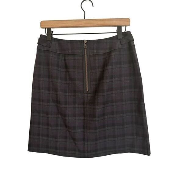 HALOGEN PLAID PLEATED Skater Skirt‎ Size 4 - Picture 2 of 5